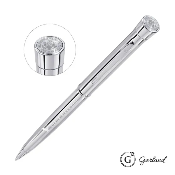 Garland® Signature Custom Emblem Twist Pen - Chrome