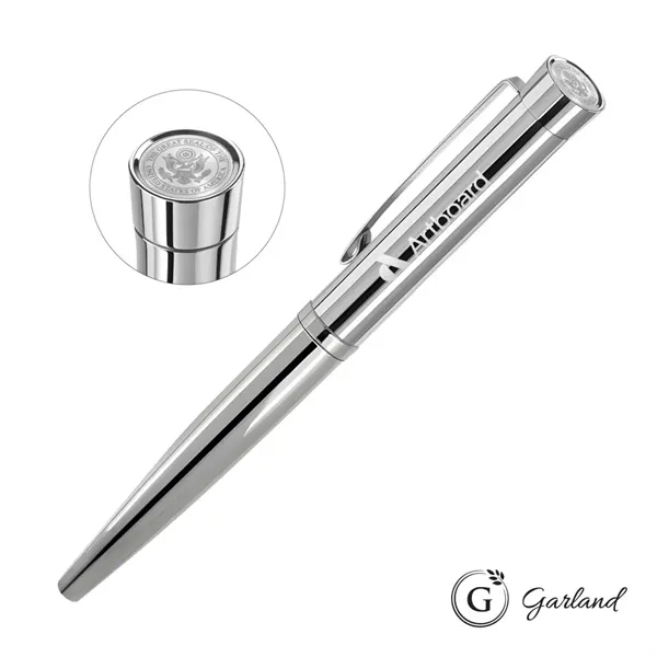 Garland® Executive Signature Cust Emblem Rollerball Chrome