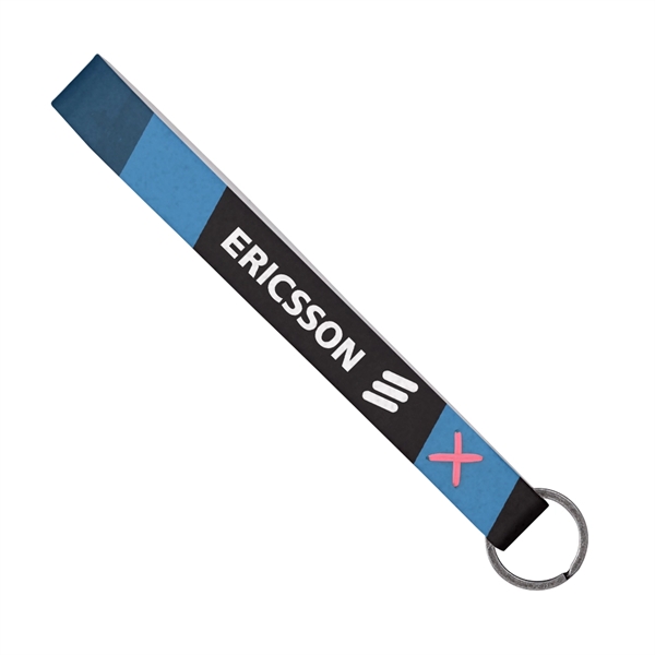 STRICKLAND Dye-Sublimated Felt Wrist Keychain