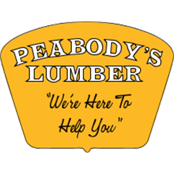 3" x 2.25" Shield - Hard Hat Decal