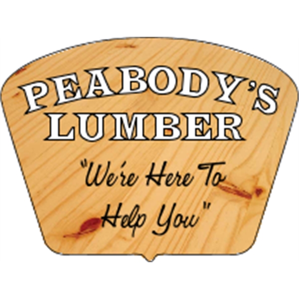 3" x 2.25" Shield - 4CP Hard Hat Decal