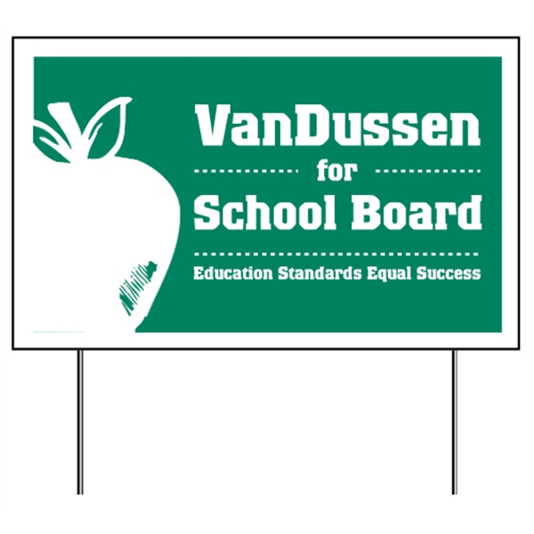 26" x 16" Yard Signs & Frames