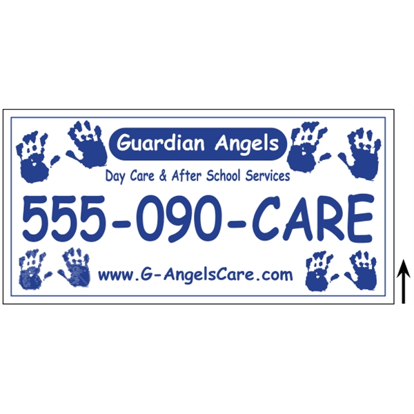 24" X 12" Corrugated Sign