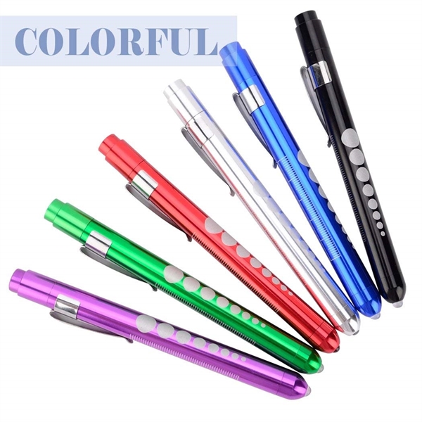 Nurse Penlight with Pupil Gauge LED Medical Pen Light