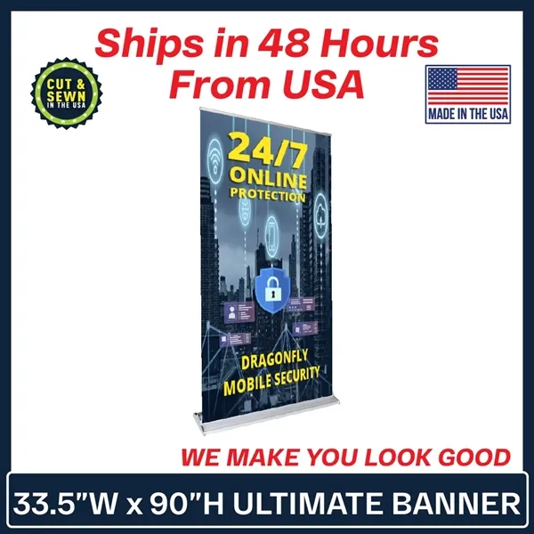 33.5" Ultimate Retractable Banner Kit