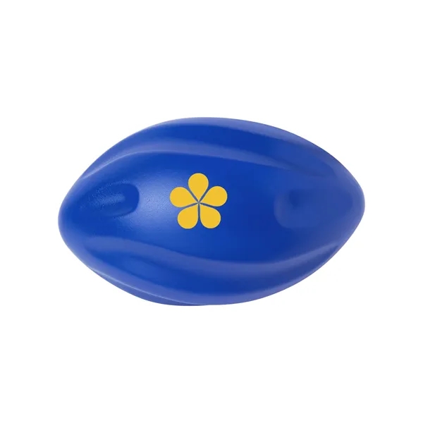 5" Spiral Football Shape Stress Ball.