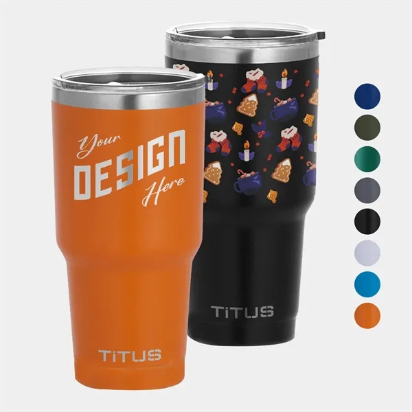 30 oz TiTUS® Double Wall Stainless Steel Insulated Tumbler