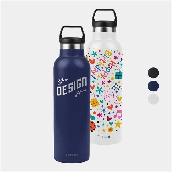Premium 25 oz TiTUS® Stainless Steel Insulated Water Bottle
