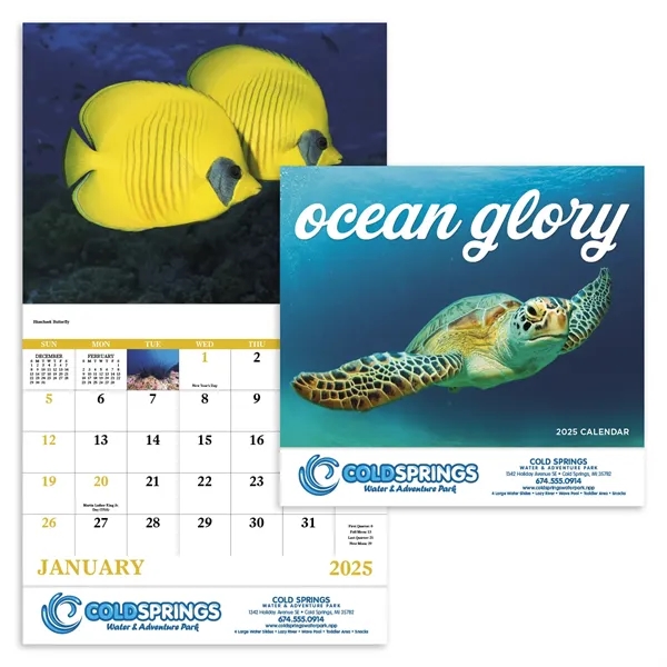 Good Value™ Ocean Glory - Stapled Calendar