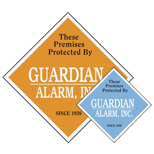 Double-Sided Diamond Security Decals