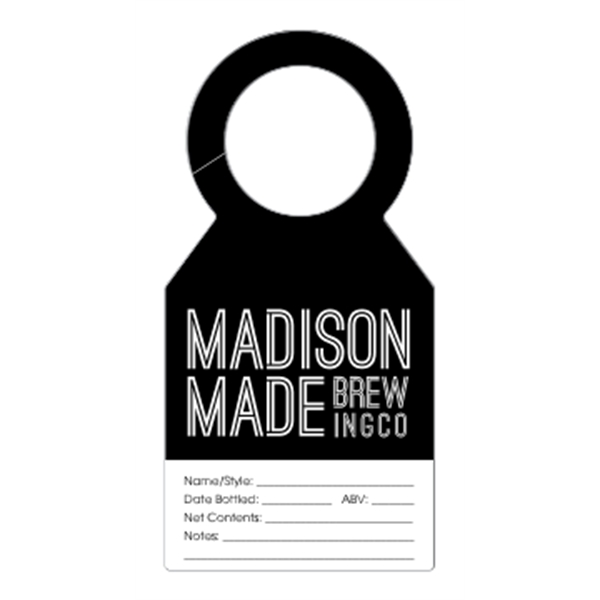 Growler Tags - 2.25" x 4.5", .010" Tag Stock