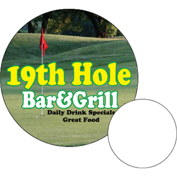 3.75" dia. Circle Coaster 4CP
