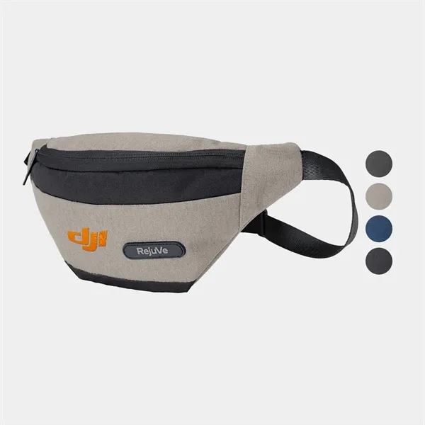 RejuVe® Milano Recycled Heather Modern Waist Fanny Pack