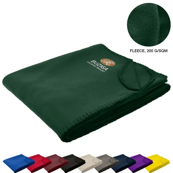 50" X 60" Polar Fleece Blanket W/ Merrow Edge