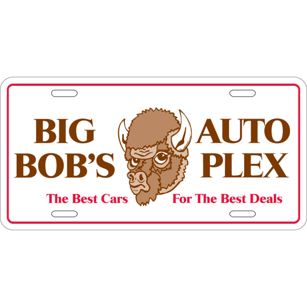 Car Plate - 6 ply All-Weather Card Stock