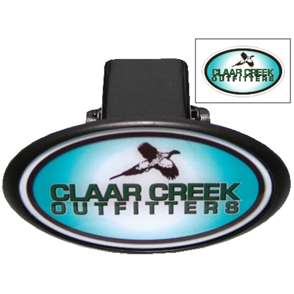 Laminated Oval Hitch Cover