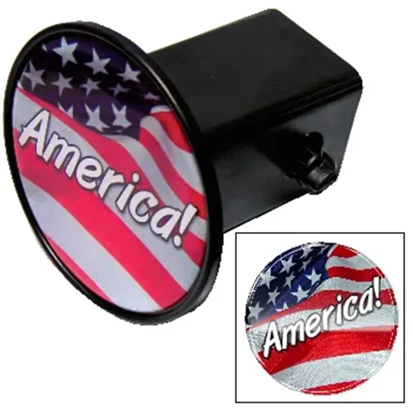 Domed Circle Hitch Cover