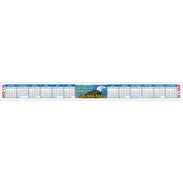 11.5" x 1.125" - Calendar Decal