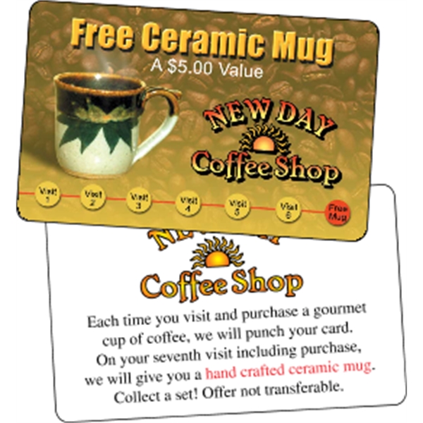 Custom layout  3.375" x 2.125" - Loyalty Card