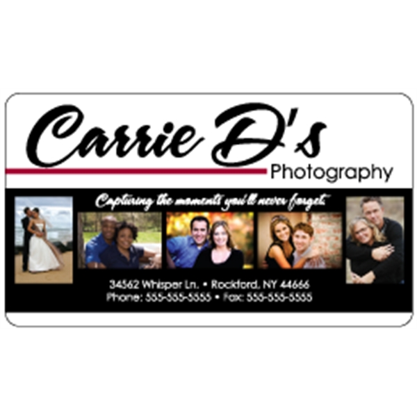Deluxe White Business Card .030"
