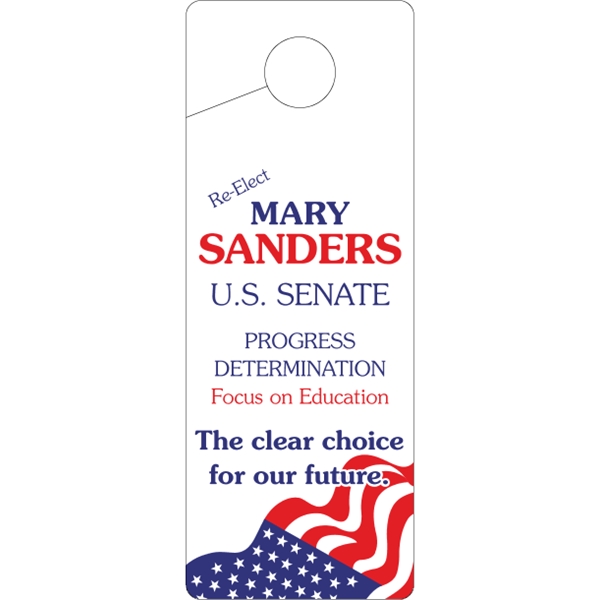 White Tag Stock Door Knob Hangers