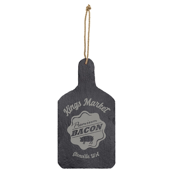 13.5" x 7" Rectangle Slate Cutting Board with Hanger String