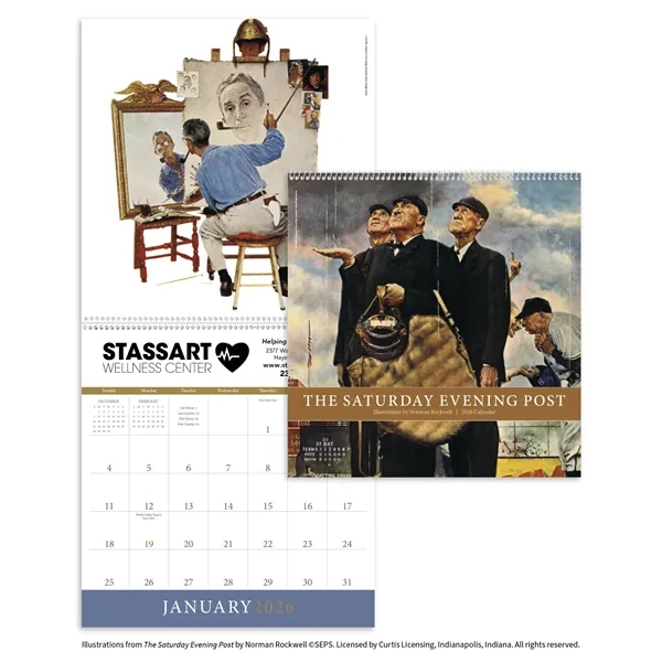 Triumph® Calendars The Saturday Evening Post Illustration...