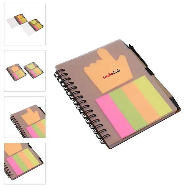 Notebook With Sticky Notes