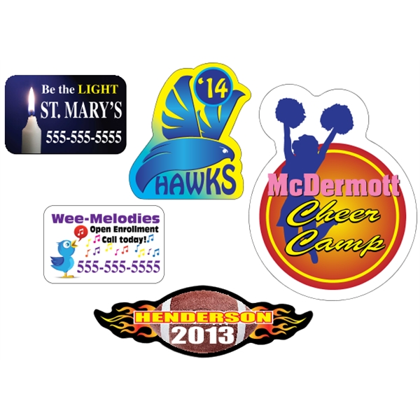 Custom 4-Color Process Outdoor Magnets