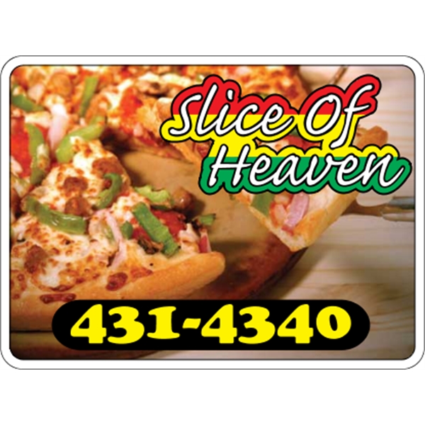 11.5" X 8.5" - 4CP Magnetic Sign
