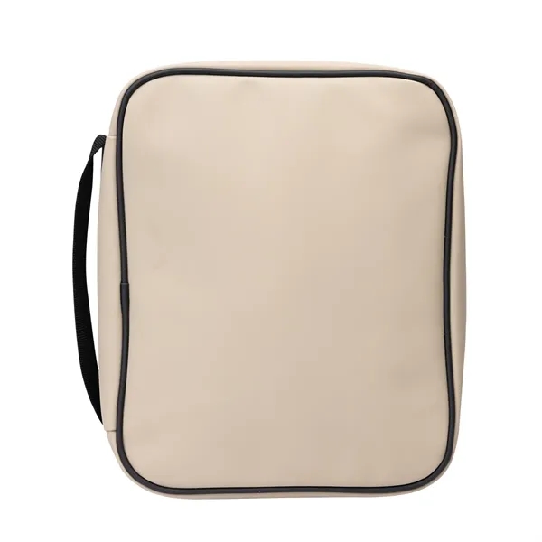 Hudson rPET Leatherette Tech Organizer