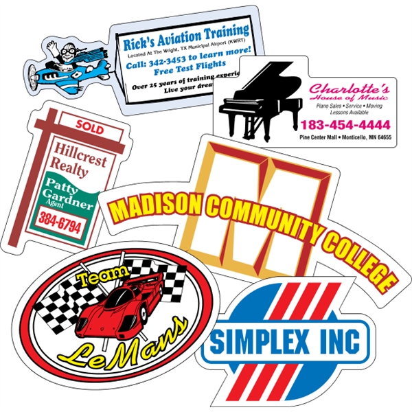 Custom Spot Color Magnets - Outdoor Durable