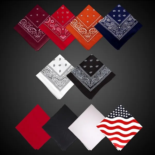 Cotton Bandana 22" x 22"