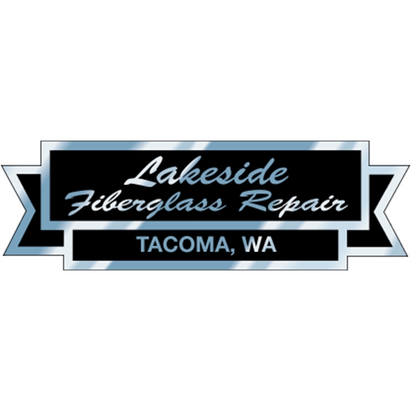 Ribbon w/ Rectangle Auto Ads - Chrome