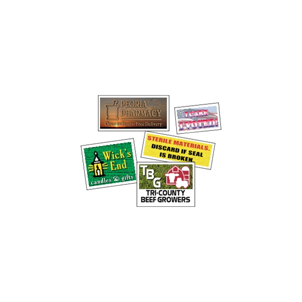 Butt-Cut Roll Labels  4-Color Process