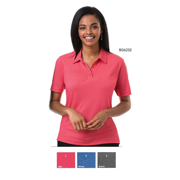 Ladies Short-Sleeve Nailhead Polo