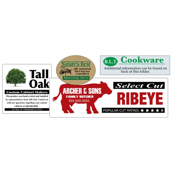 Specialty Material Roll Labels