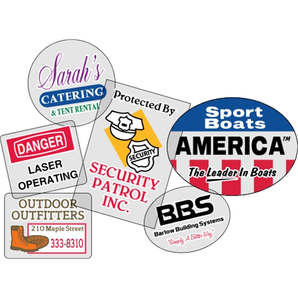 Outdoor Durable Roll Label (Face Adhesive)