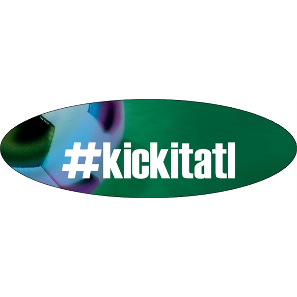 9" x 3" Kwik-Ship Digital Oval Decal