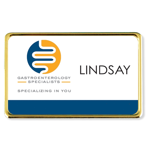 Plastic Framed Name Badge 2 x 3 in.