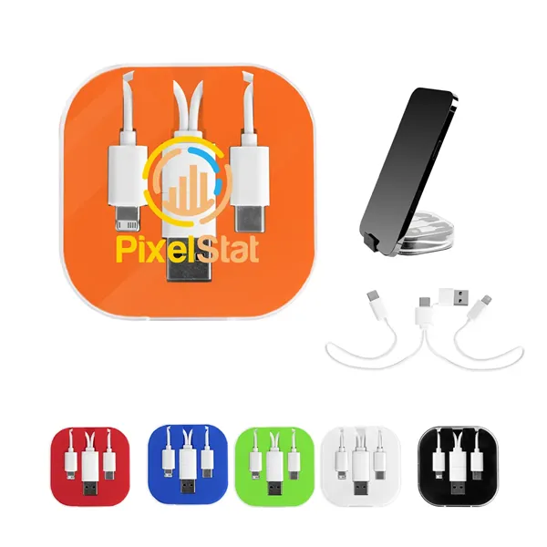 3-In-1 Charging Cable With Phone Stand 2.0