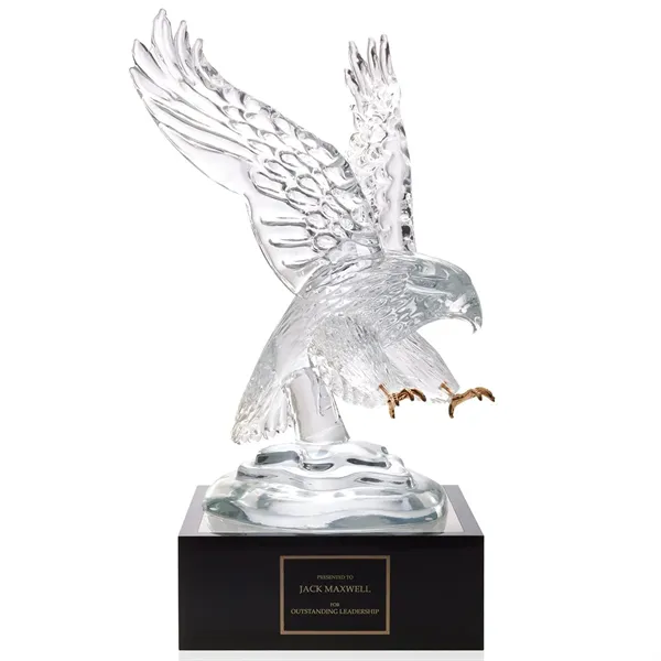 Pino Signoretto Eagle Award with 4" Lighted Pedestal