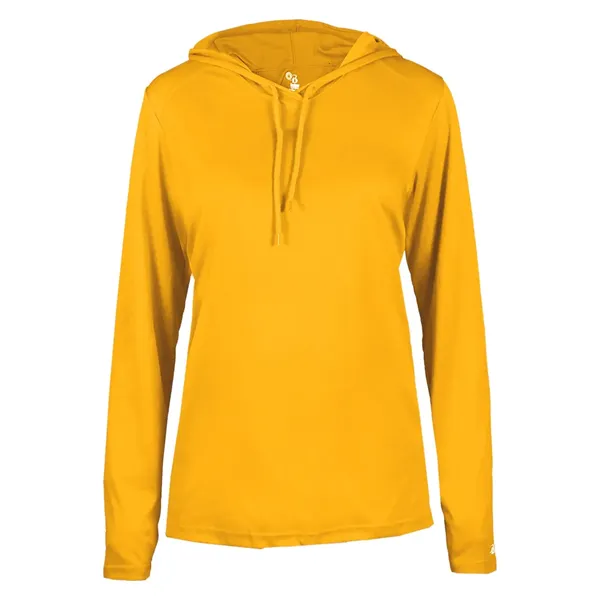 Badger Women's B-Core Long Sleeve Hooded T-Shirt