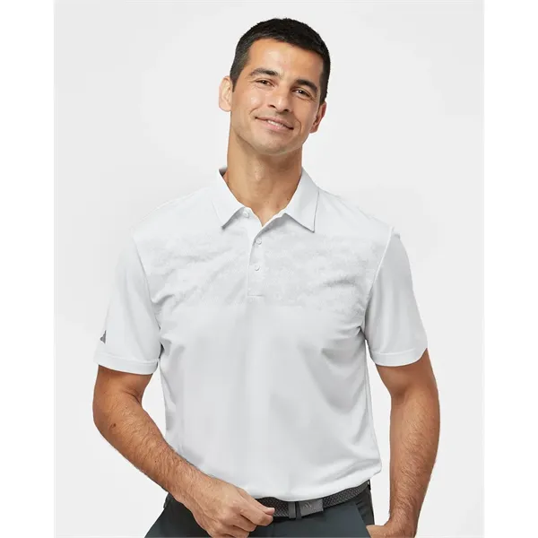 Adidas Men's Camo Chest Print Polo