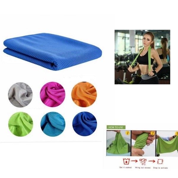 Fitness Sport Yoga Ice Cooling Towel