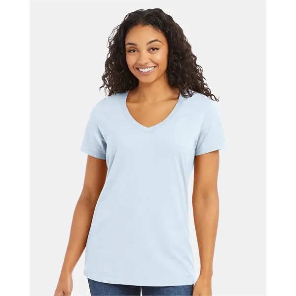 ComfortWash by Hanes Women's Garment-Dyed V-Neck T-Shirt