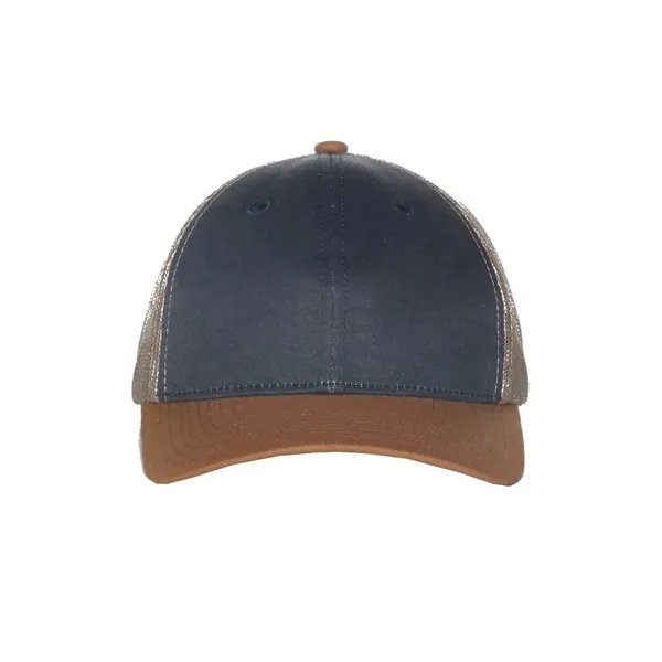 Outdoor Cap Tri-Color Mesh Back Trucker Cap
