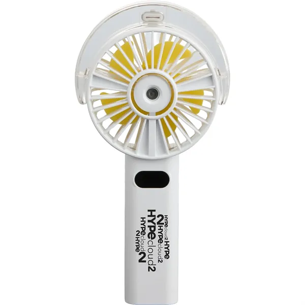 Rechargeable Portable LED Fan with Water Mist
