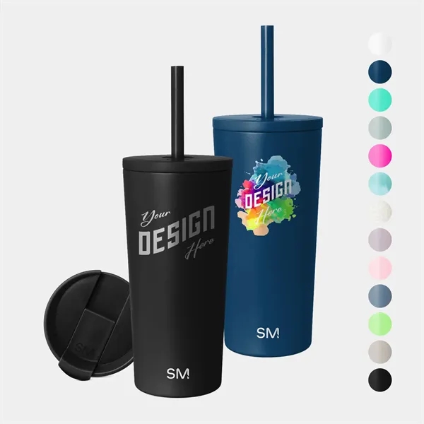 20 oz Simple Modern® Stainless Steel Insulated Straw Tumbler