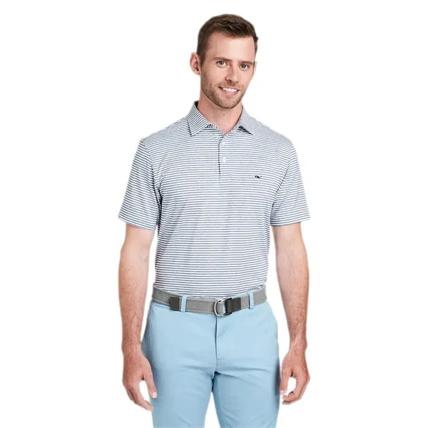 vineyard vines Men's Heathered Winstead Sankaty Polo